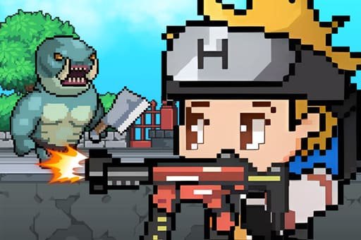Mecha Shoot Pixel RPG