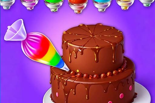 Rainbow Glitter Birthday Cakes